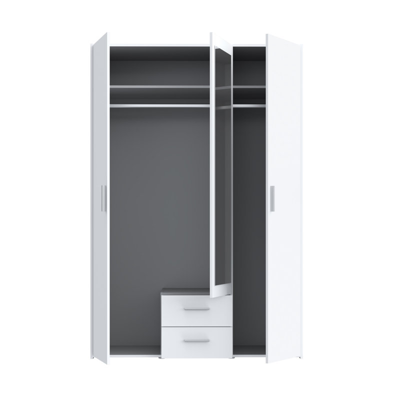 Remonia 3 Door Manufactured Wood Wardrobe