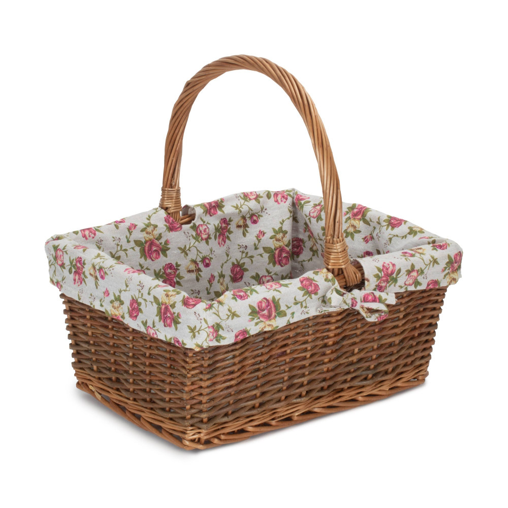 Wicker Laundry Basket with Handles