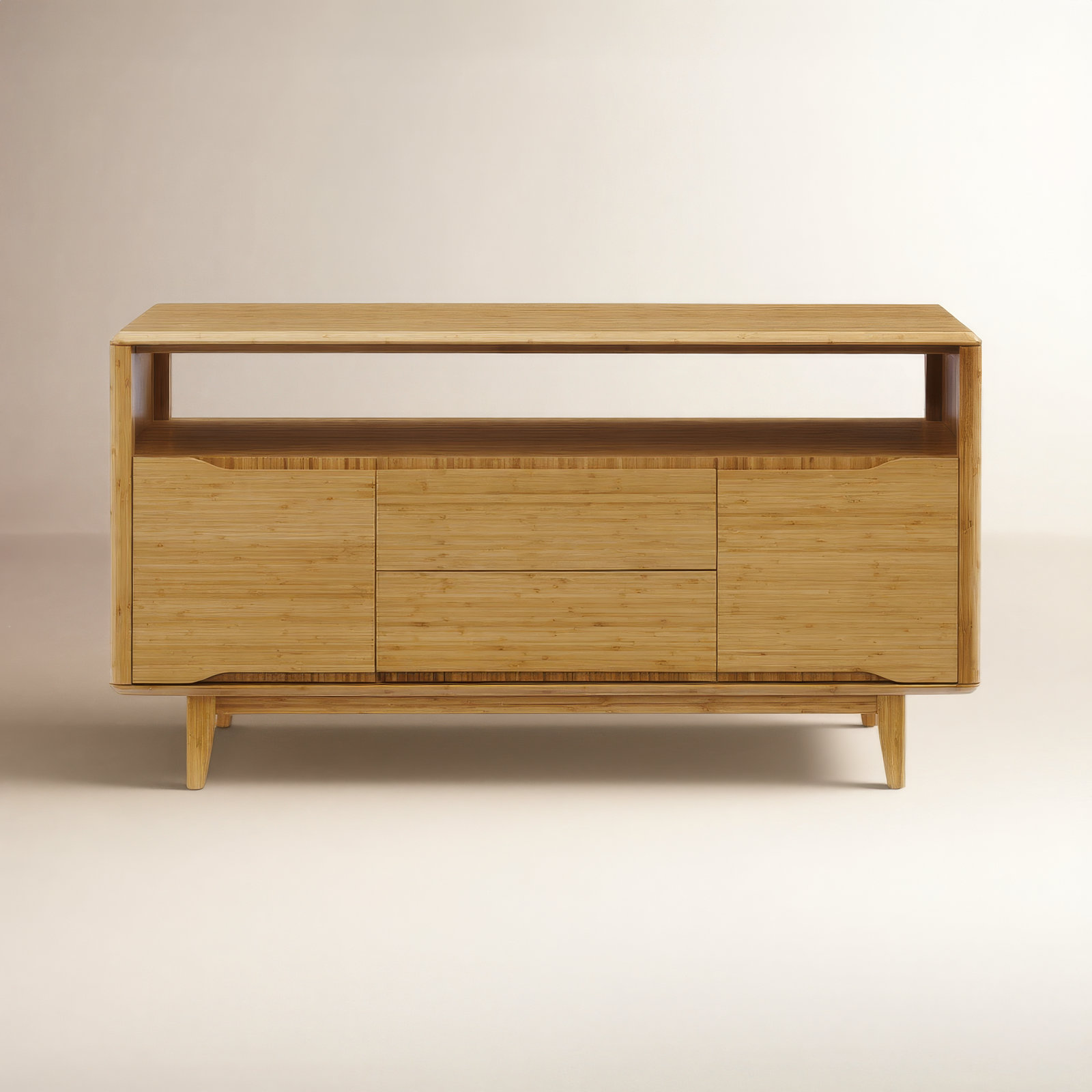 Lacey 54" Solid Wood TV Stand, Caramelized