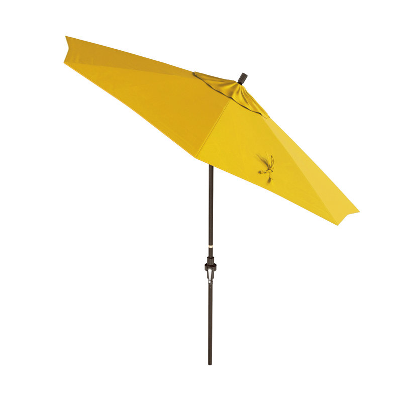 Parasol de marché 108 po Blovice, Toile Sunbrella® jaune tournesol