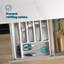 Woodside Plastic Rectangle Flatware Caddy