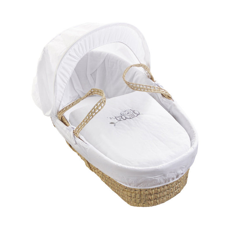 Moses Basket with Bedding with Mattress
