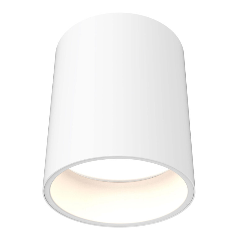 Focus 6 Inch LED Cylinder Flush Mount, White