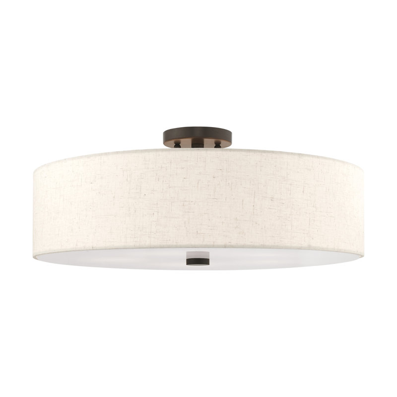 Flaire 5 Light Fabric Semi Flush Mount & Reviews | Joss & Main