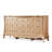 Gold Solid + Manufactured Wood Accent Cabinet-848696341
