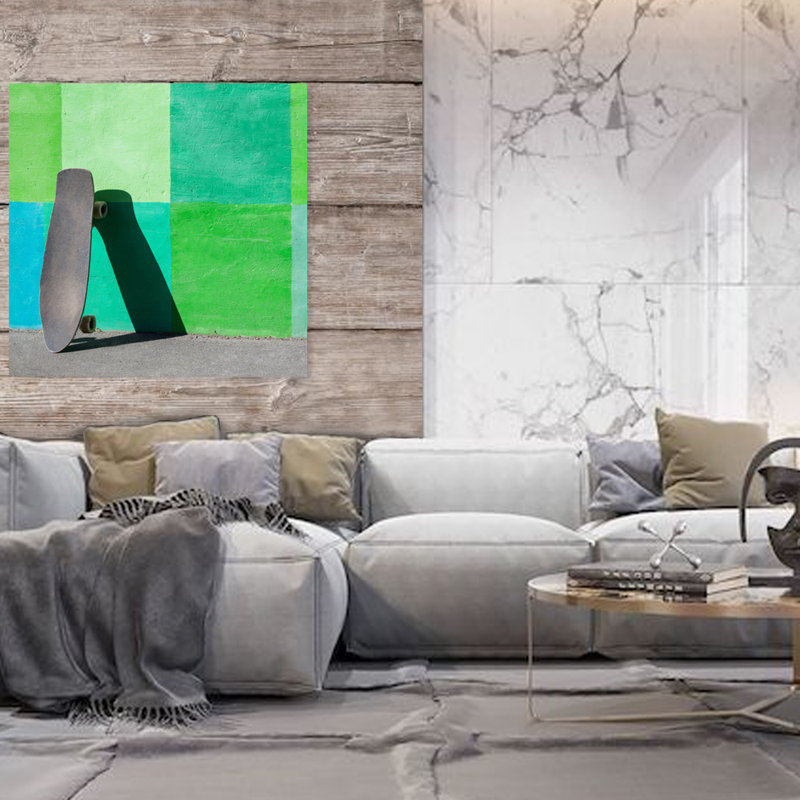 Board Break " Board Break ", 56" H x 56" W x 1.5" D, Aluminum