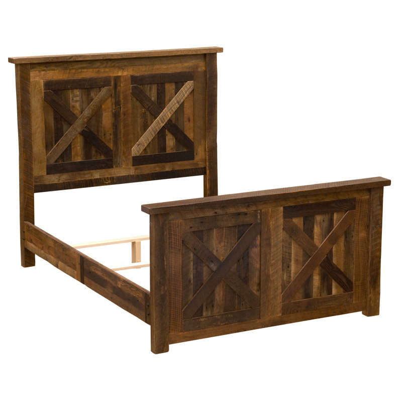 Lit de grange double Fireside Lodge Barnwood, Lit double