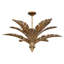Palmera 10-Light Chandelier in Gold Vein by Breegan Jane