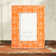 Vidya Orange Patterned Photo Frame