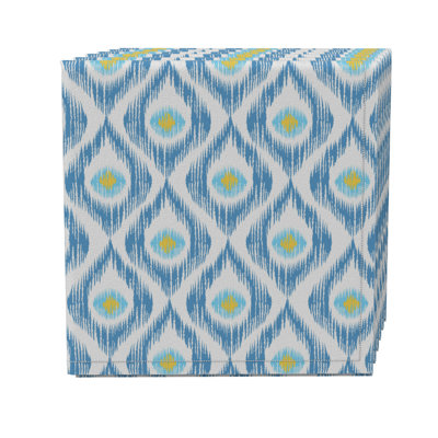 Cotton Twill Ikat Square Napkin