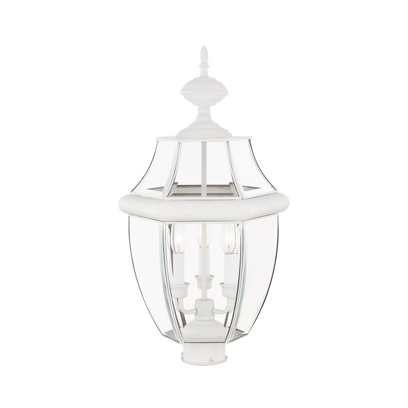 Tête de lanterne câblée 1 lumière Arelene, H 23,5 po x l 12,5 po x P 12,5 po, Blanc