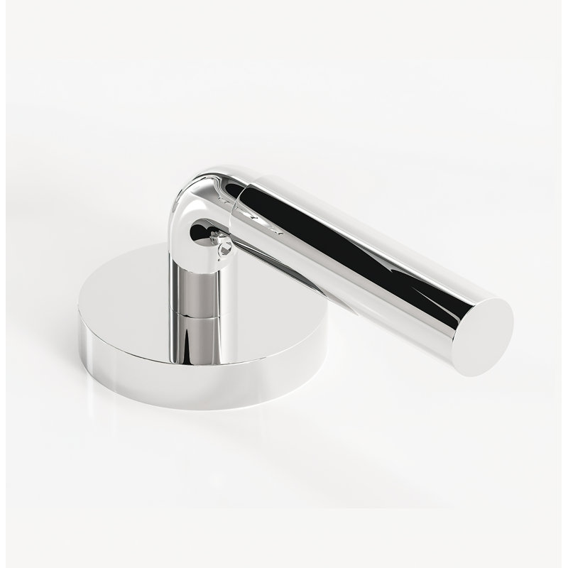 Robinet de lavabo espacé avec bec en U Riu, Nickel brossé, Poignée levier