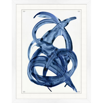 Blue Fluidity 1 Print by Thom Filicia