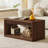 Wave-Pattern Coffee Table & Console Table Set