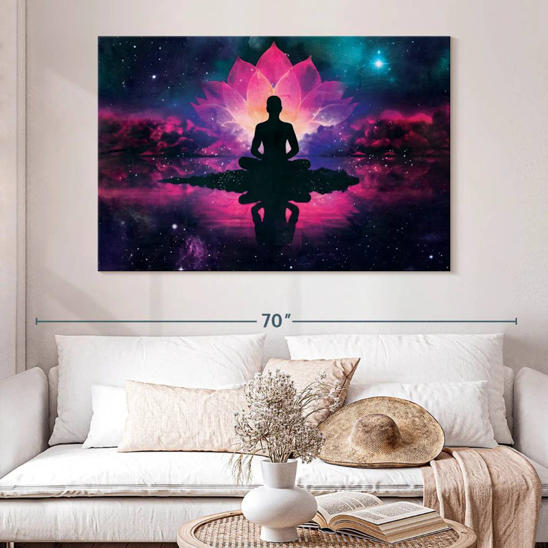 Méditation interstellaire Kerrick, H 34 po x l 51 po