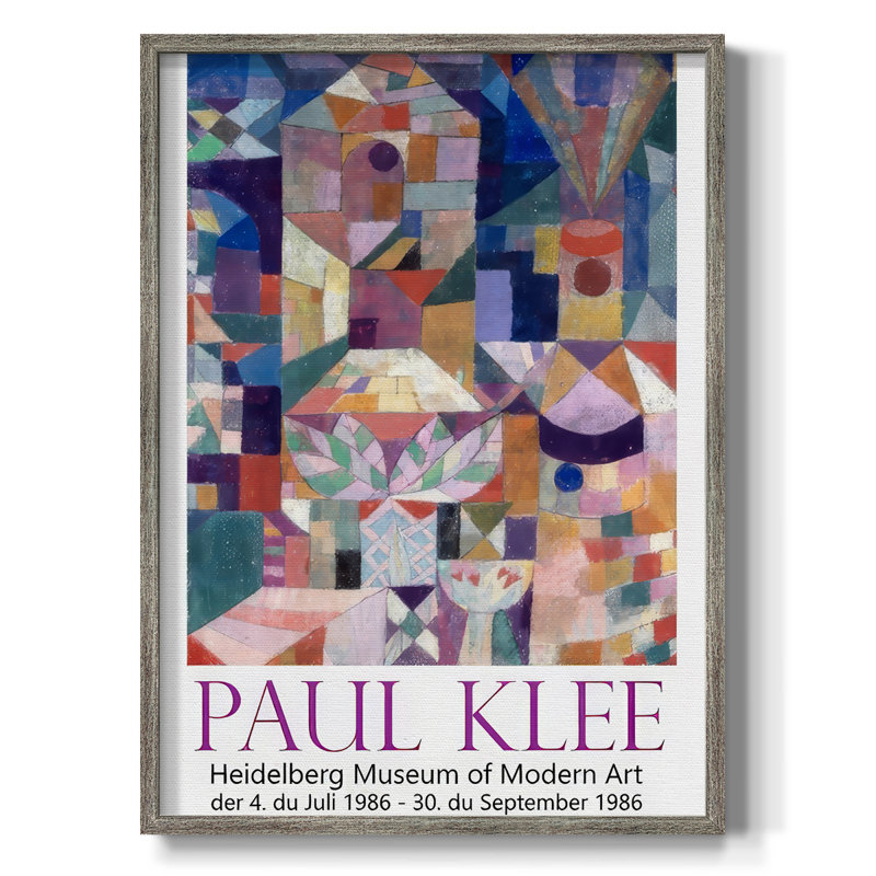 Klee Posters I Framed Print - Solid Wood, 11" H x 9" W