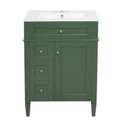 Meuble-lavabo 24 po avec lavabo supérieur