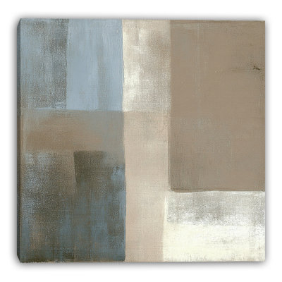 Blue Stone Abstract Wrapped Canvas Wall Art