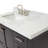 Cambridge Single Bathroom Vanity with Carrara Marble Top-88398653-88398652