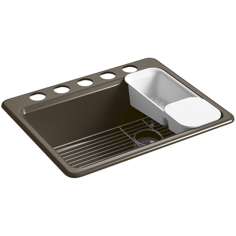 Riverby 27"L x 22"W Kitchen Sink, Suede