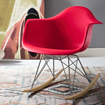 Chaise berçante à bascule