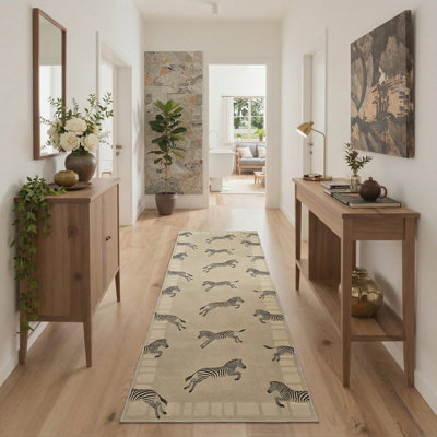 Tapis d'intérieur gris / brun Aura
