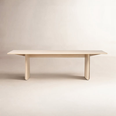 Loma Emerald Dining Table-Bleached Oak