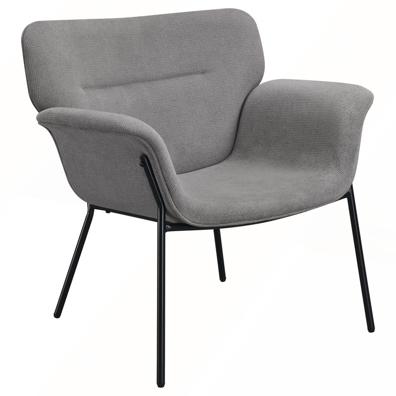 Fauteuil d'appoint Davina Grey Ash Grey, Gris