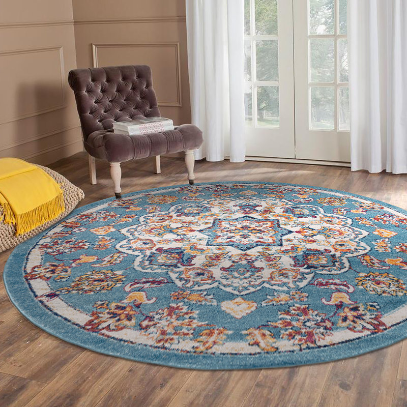 Honig Oriental Indoor Rug, Round 6'7"