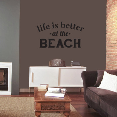 Text & Numbers Non-Wall Damaging Wall Decal