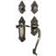 Nostalgic Warehouse Victorian Plate S Grip Handleset with Single Cylinder Deadbolt and Swan Lever-528036832-528036858-528036857