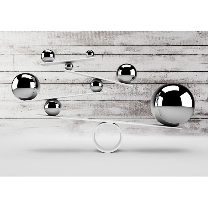 Murale Peel & Stick 3D Illusion - Balance, L 100 po x l 135 po