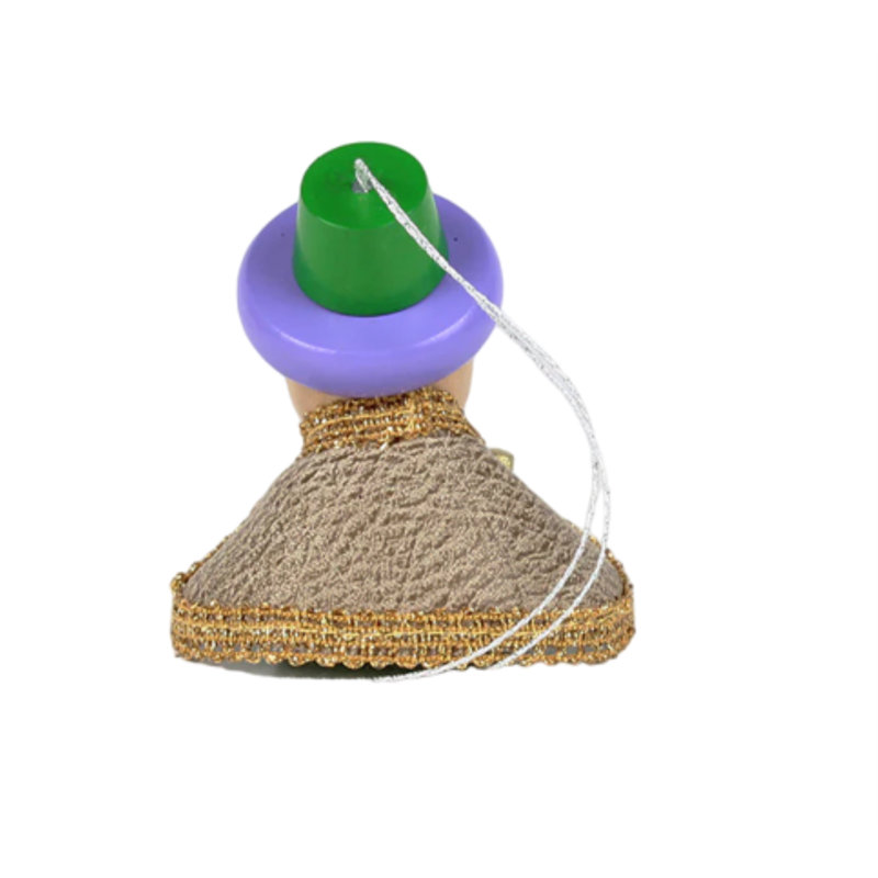 Jondrea 3'' Wood Hanging Figurine Ornament