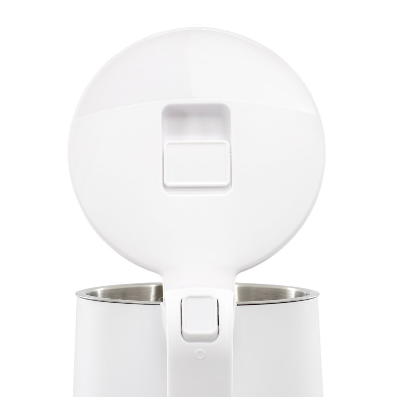 Bouilloire électrique à double paroi en acier inoxydable de 1,7 litre MegaChef, Blanc / Blanc