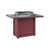 Hammered Top Stainless with Scarlet Red Base selected