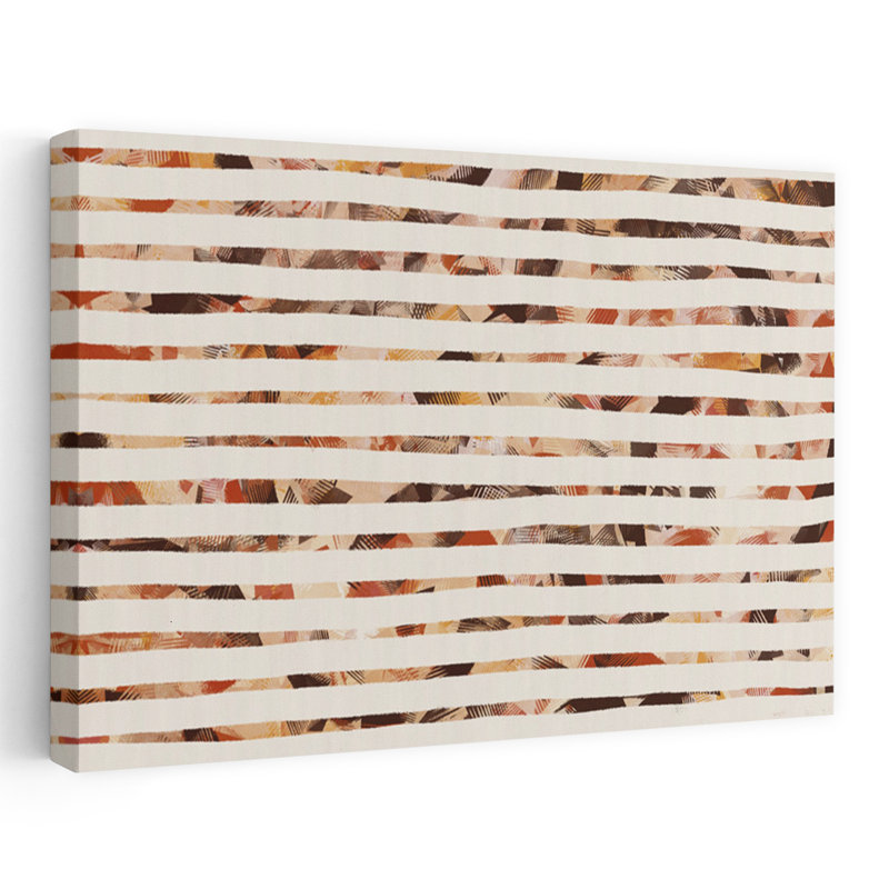 Art contemporain contemporain abstrait, H 16 po x l 24 po