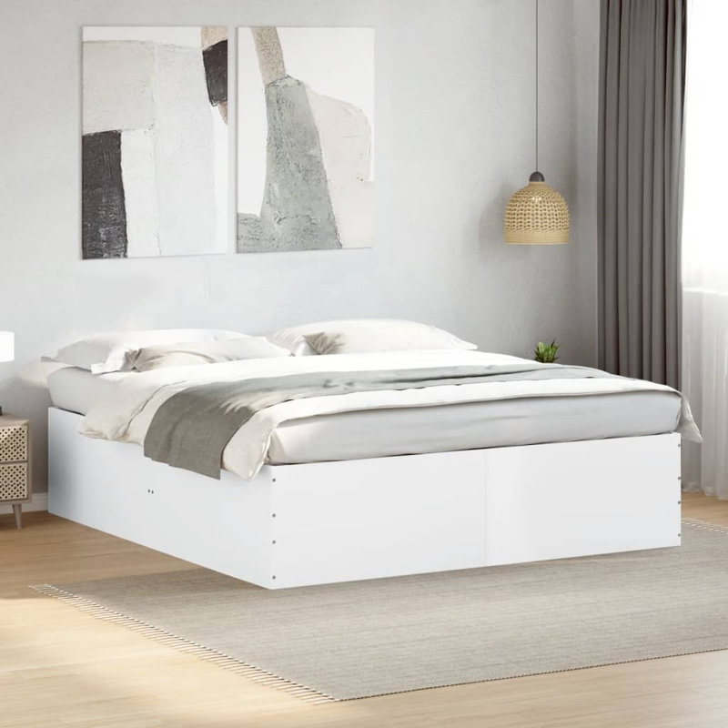 Pautauros Bed, White, Single (90 x 190 cm)