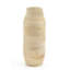 Vase en bois | Pièce décorative élégante fabriquée à la main pour la décoration intérieure | 7 x 18 po