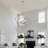 6 - Light Geometric Chandelier