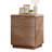 Cota 19.6" Thickened Nightstand, 3 Drawer Bedside Table, Wooden End Table W/Storage, Modern Curved Profile Design, Mid Century Night Stand For Bedroom, Living Room, Dark Walnut-942054289