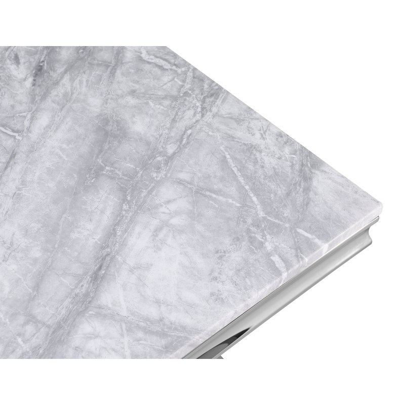 Ensemble repas pour 4 personnes Balsamo, Argent, Argent / Crème