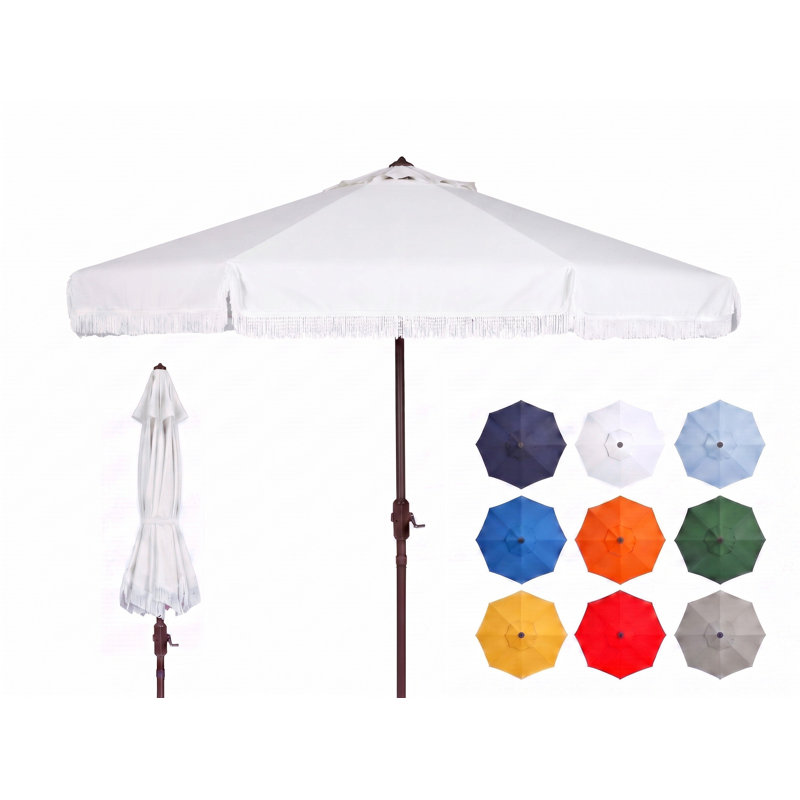 Parasol de marché de 8,4 pi x 8,4 pi Argentina, Blanc