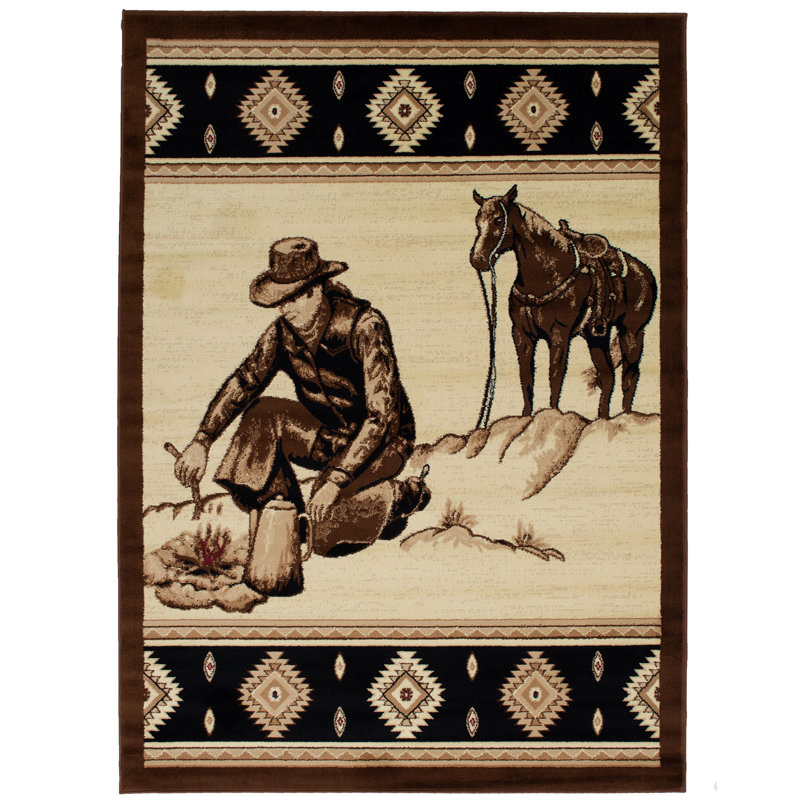 Idris Geometric Indoor Rug, 5'2" x 7'2"