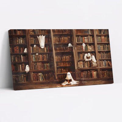 Art blanc sur toile, bibliothèque blanche