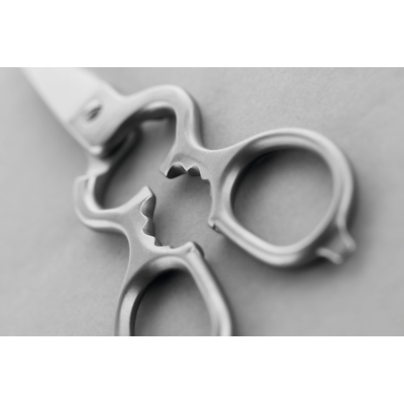 WÜSTHOF 8.5" Brushed Stainless Steel Kitchen Shears