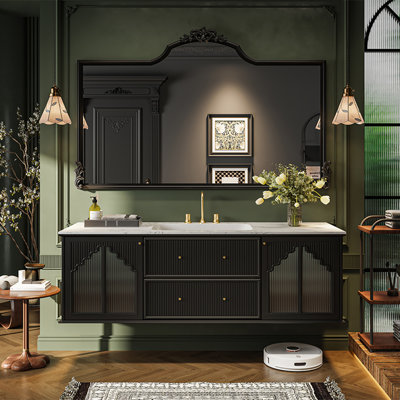 American minimalist style bathroom cabinet