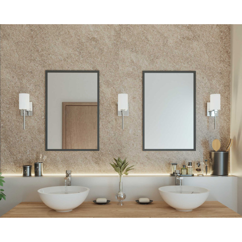 Aliso Dimmable Bath Sconce, Polished Nickel