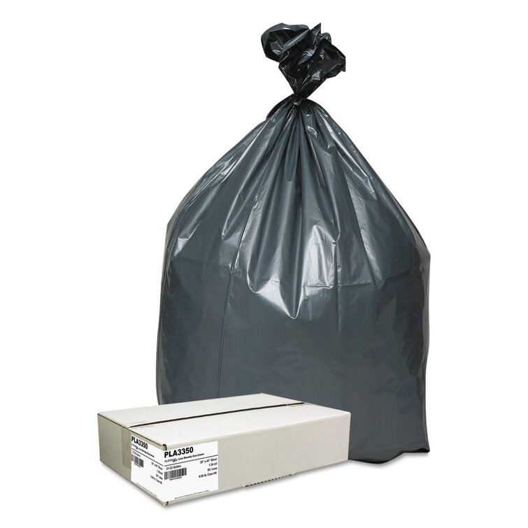 60 Pieces Heavy Duty 33 Gallon Trash Bags Large Garbage Rubbish