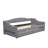 Gray Upholstered Twin XL Daybed with LED Belt & 2 Drawers | Modern Design | Sturdy Frame | Spacious Storage | Ideal for Guest Rooms & Small Spaces