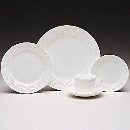 Nantucket Basket Handmade Bone China Dinnerware Set